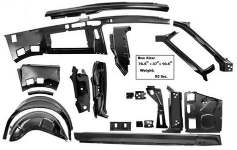 mustang sheet metal parts